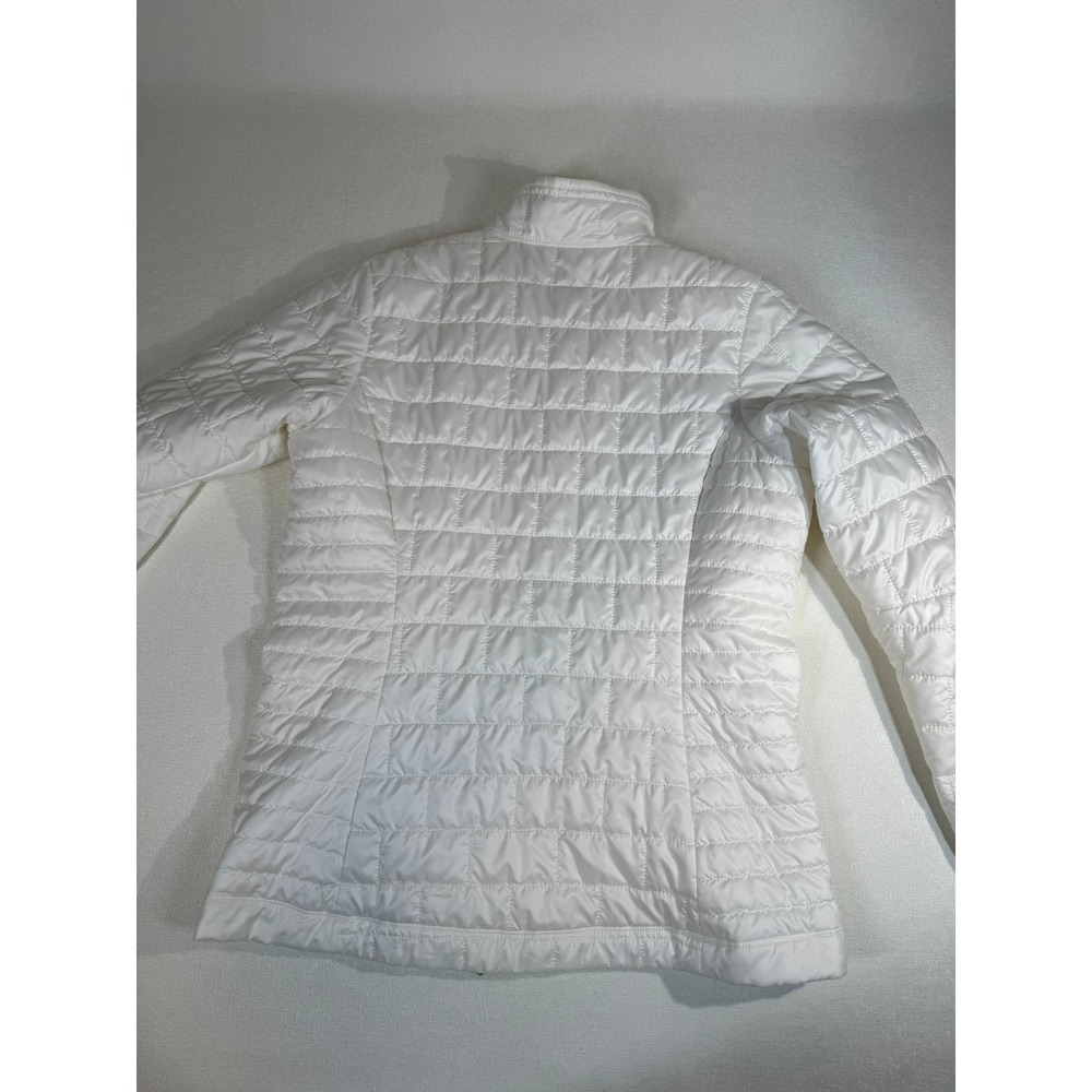 Patagonia Womens White Full Zip Quilted Insulated Jacket Puffer Coat - Picture 2 of 8
